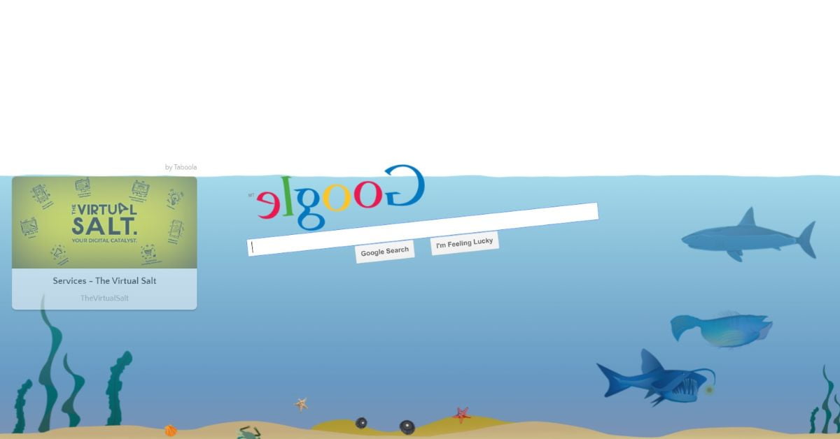 Google Underwater Mirror